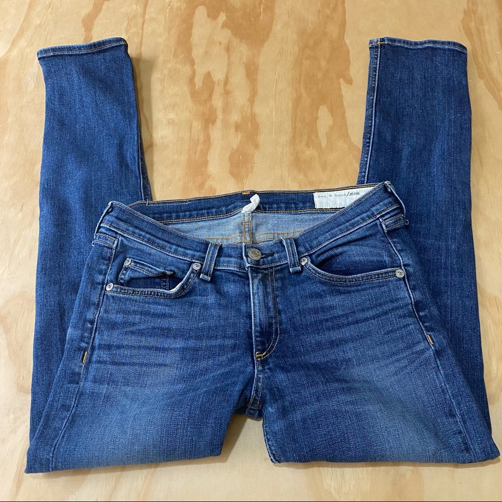 Rag & Bone Womens Capri Denim Medium Wash Size 27